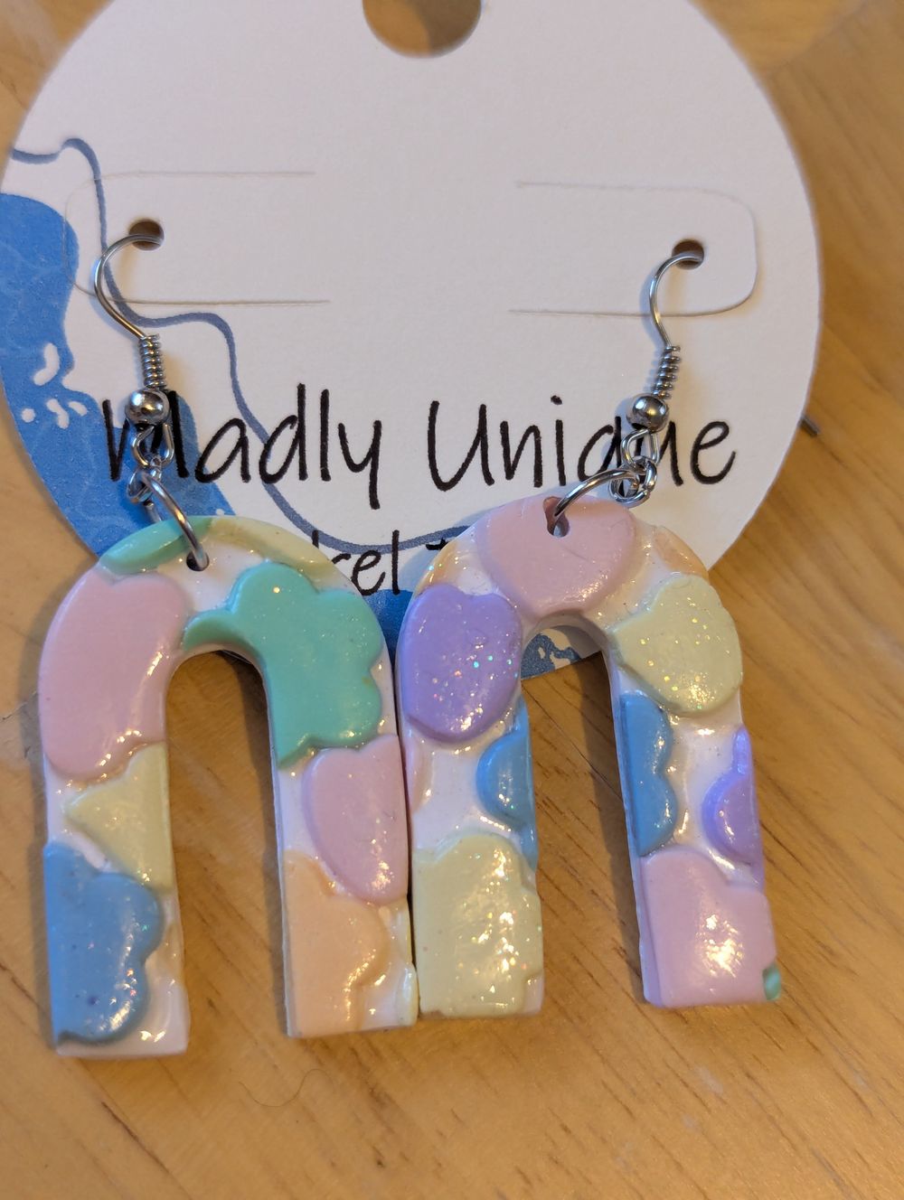 Spring Flowers Clay Earrings