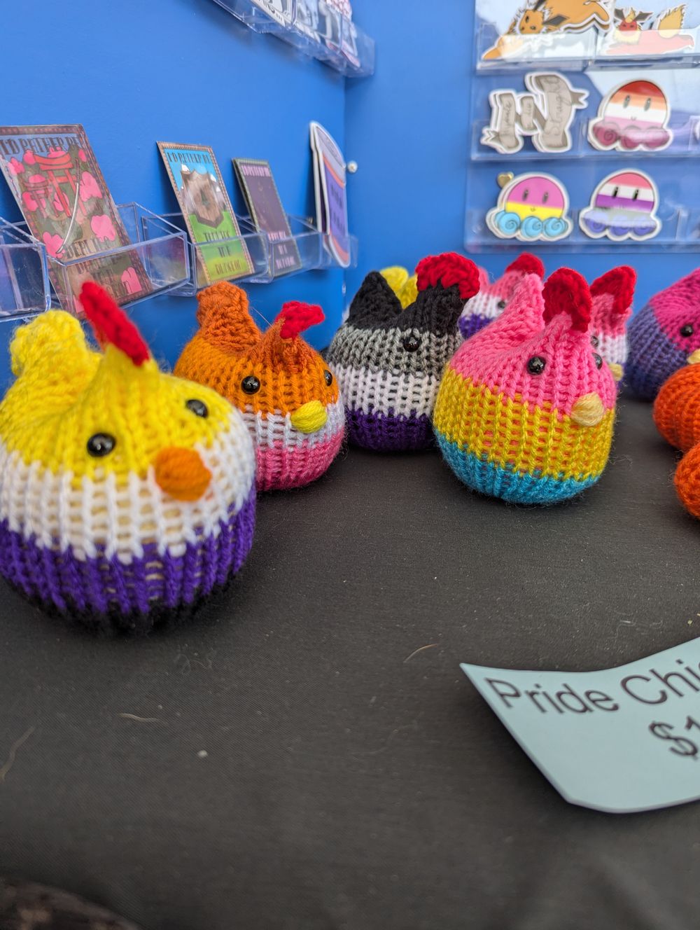 Pride Chicken - LGBTQIA+ Knit Plushie