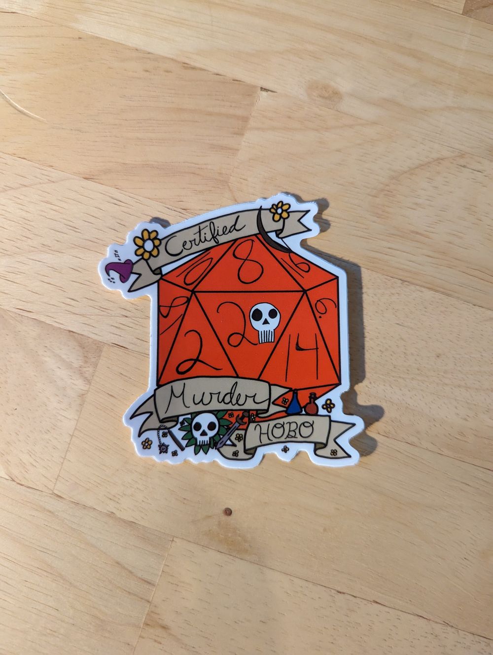 Certified Murder Hobo Dnd Meme Stickers