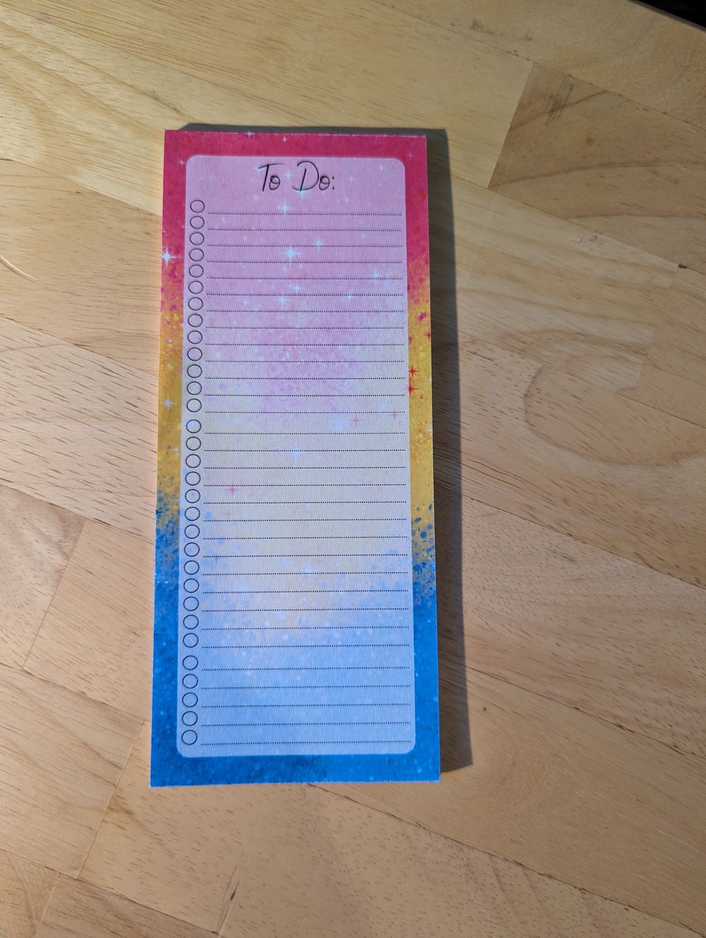 Subtle Pride To Do Notepads